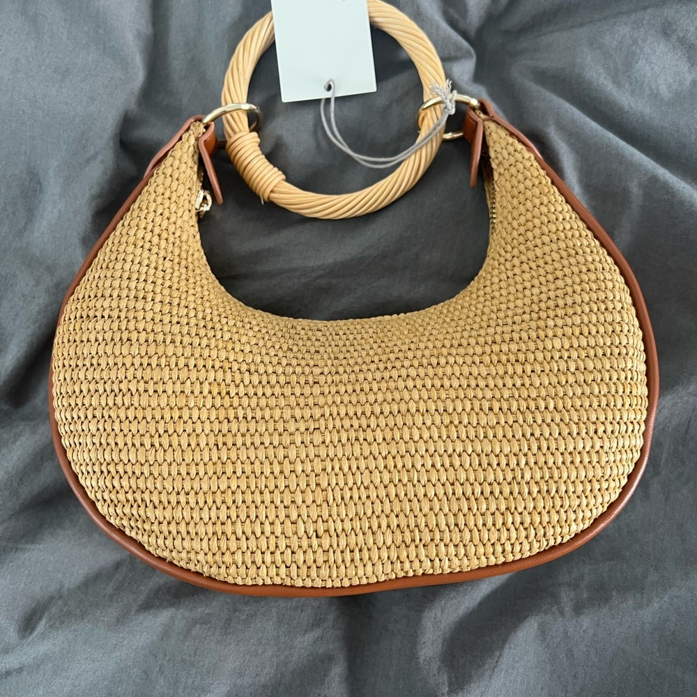 A New Day- Tan and Brown Hobo Bag (new with tags) - Picture 2 of 4